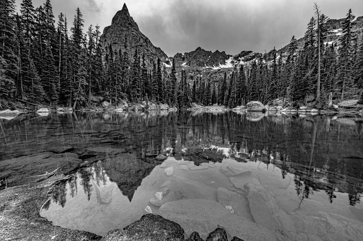 Reflecting at Lone Eagle Peak