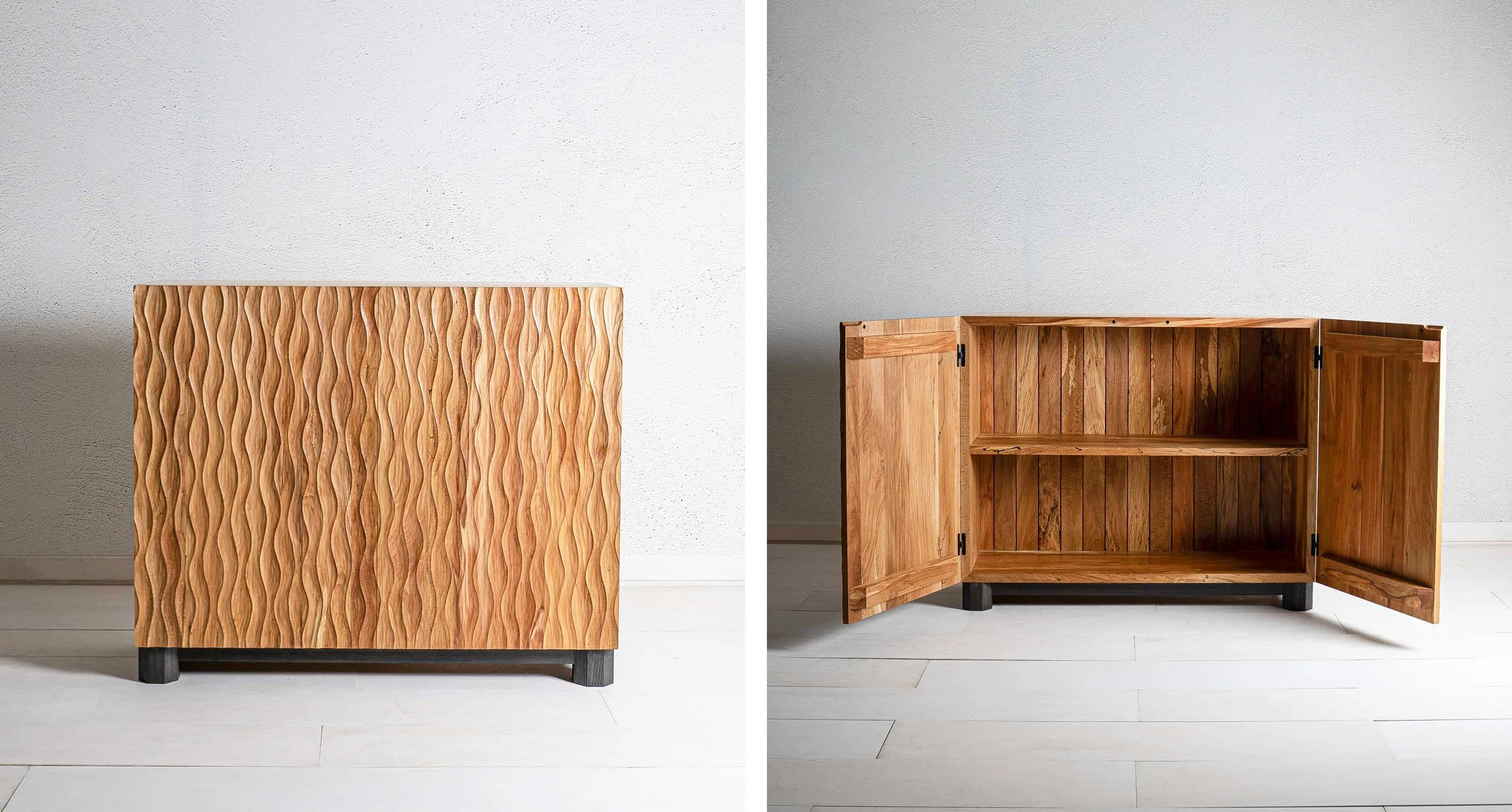 bespoke timber cabinet, made in bristol