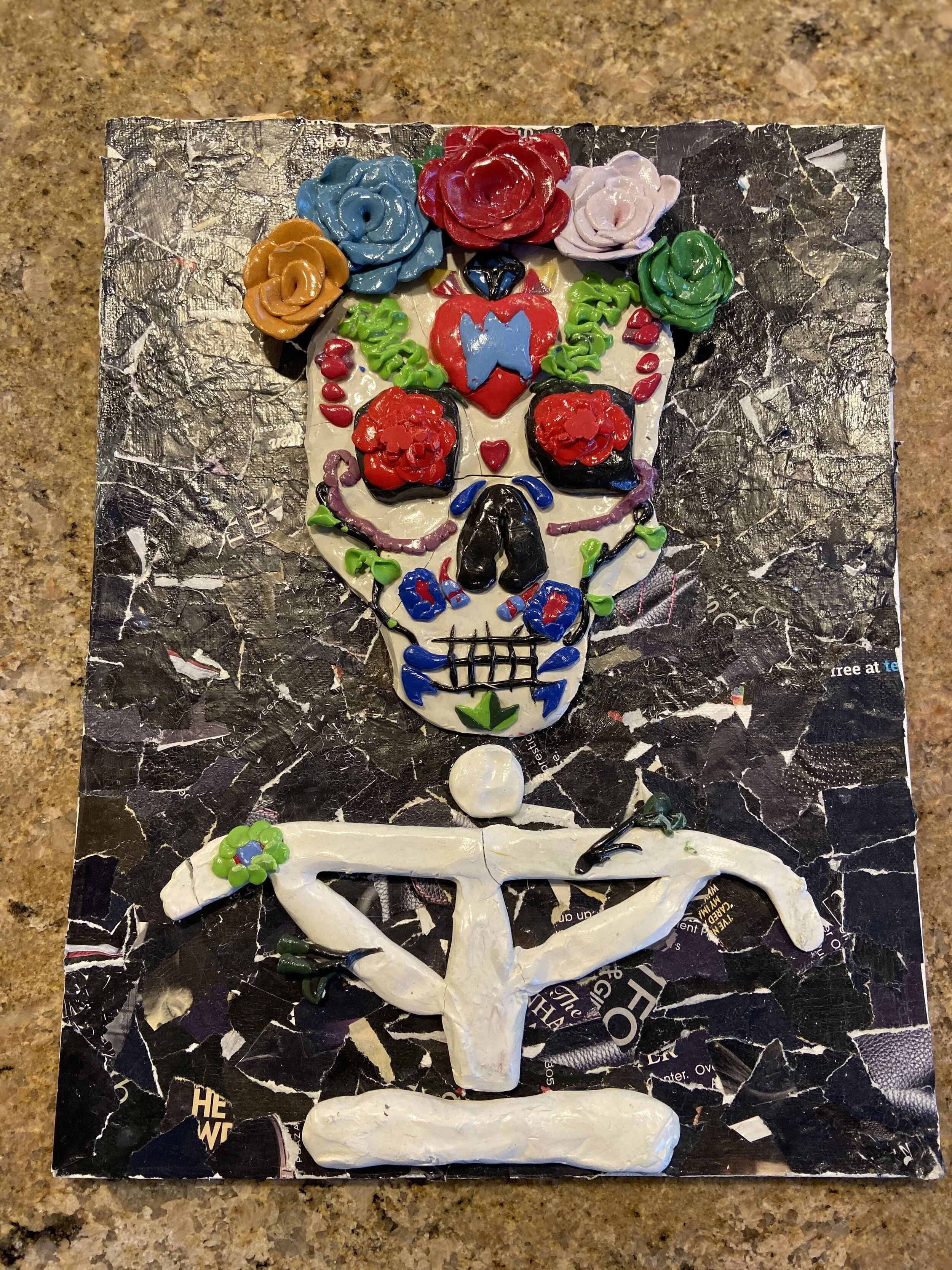  Clay, on canvas, February 2019 