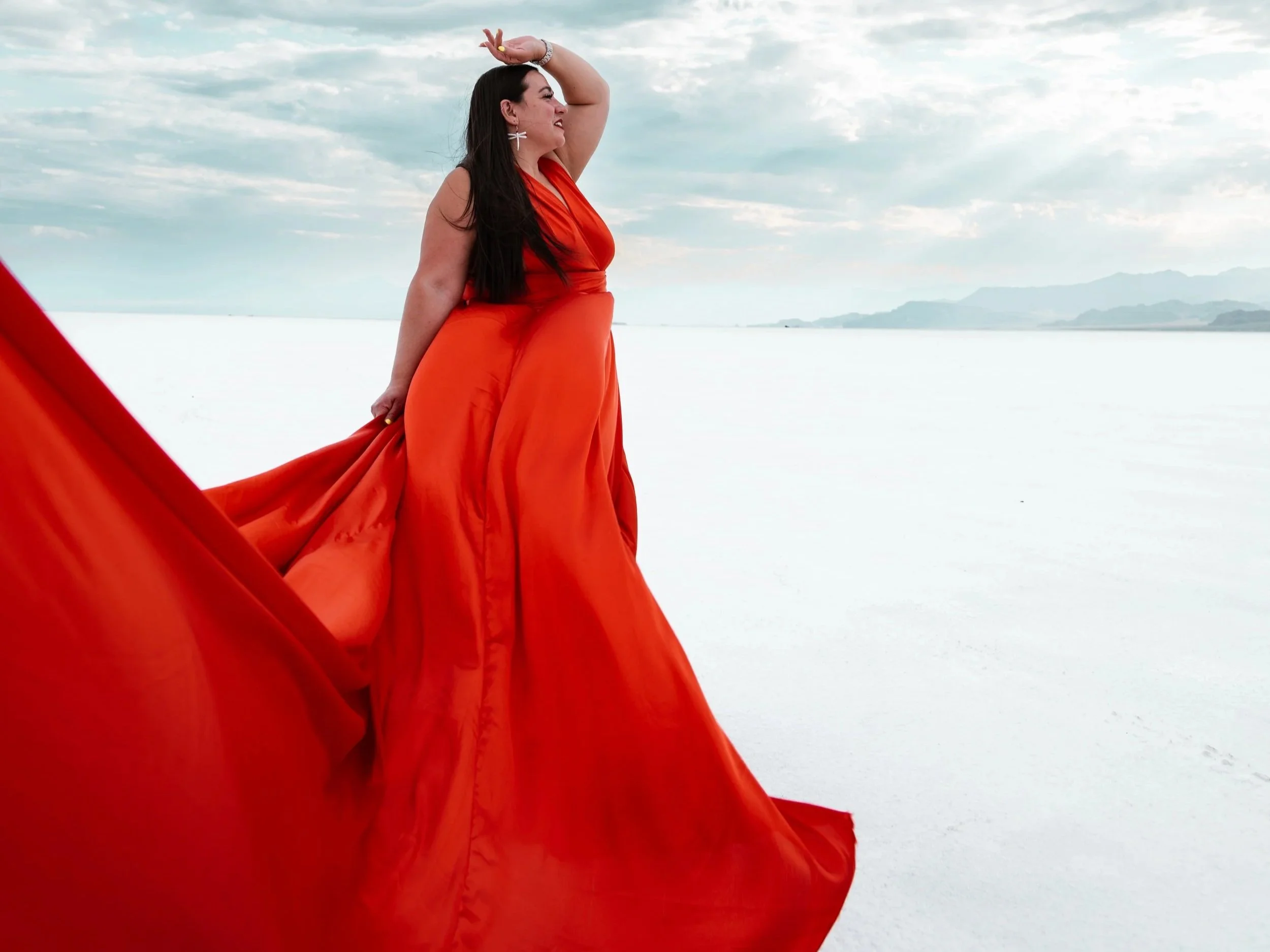 Red Flying Dress, One Size Fits All