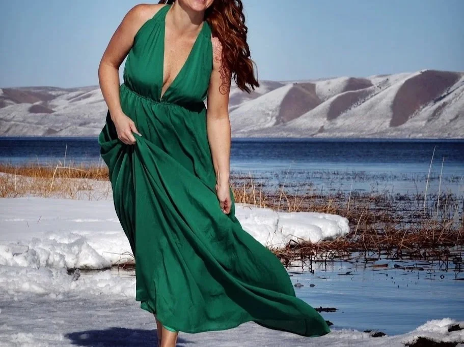 Green Dress, Lulus, fits size S/M/L (photo by Brian Nicholson)