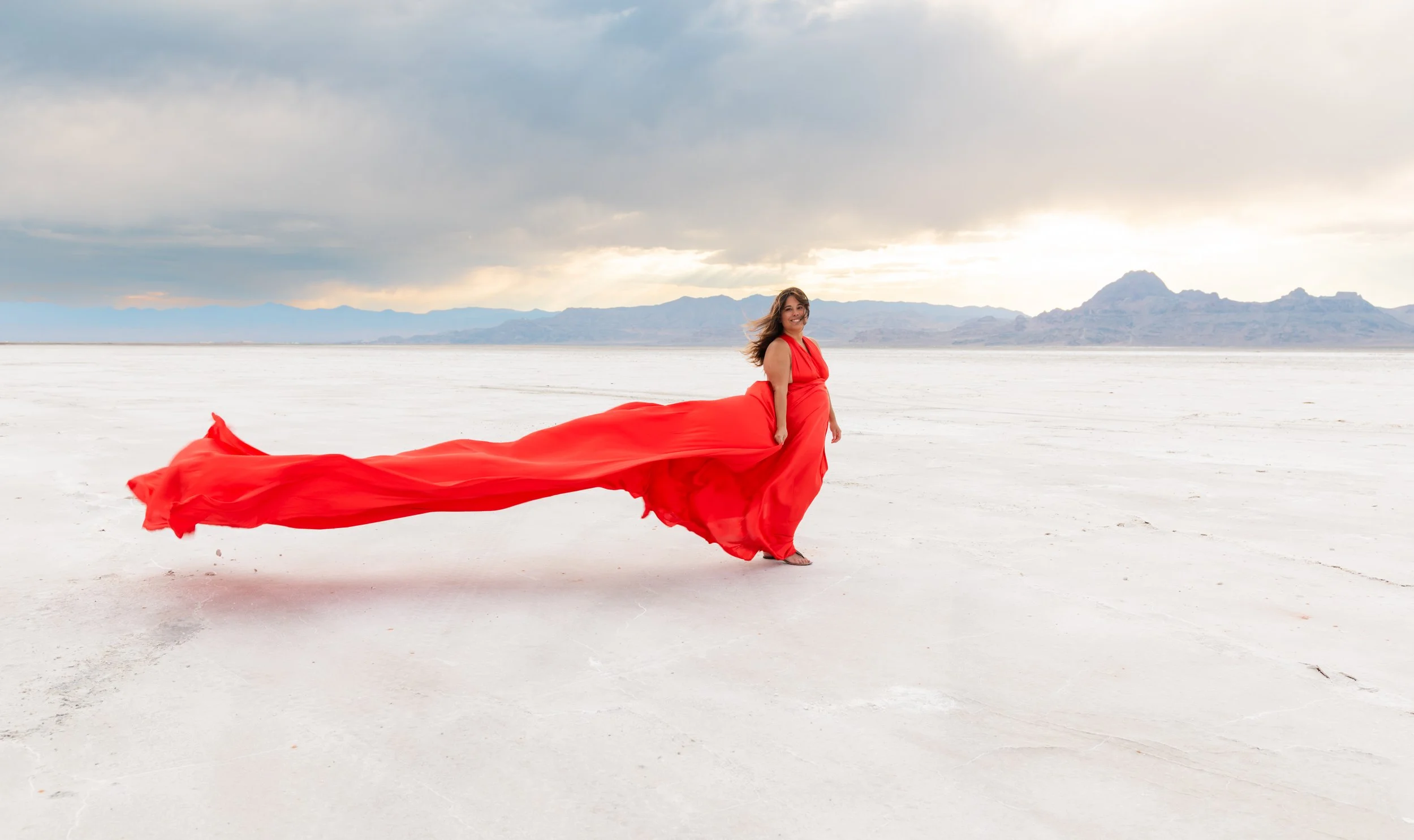 Red Flying Dress, One Size Fits All