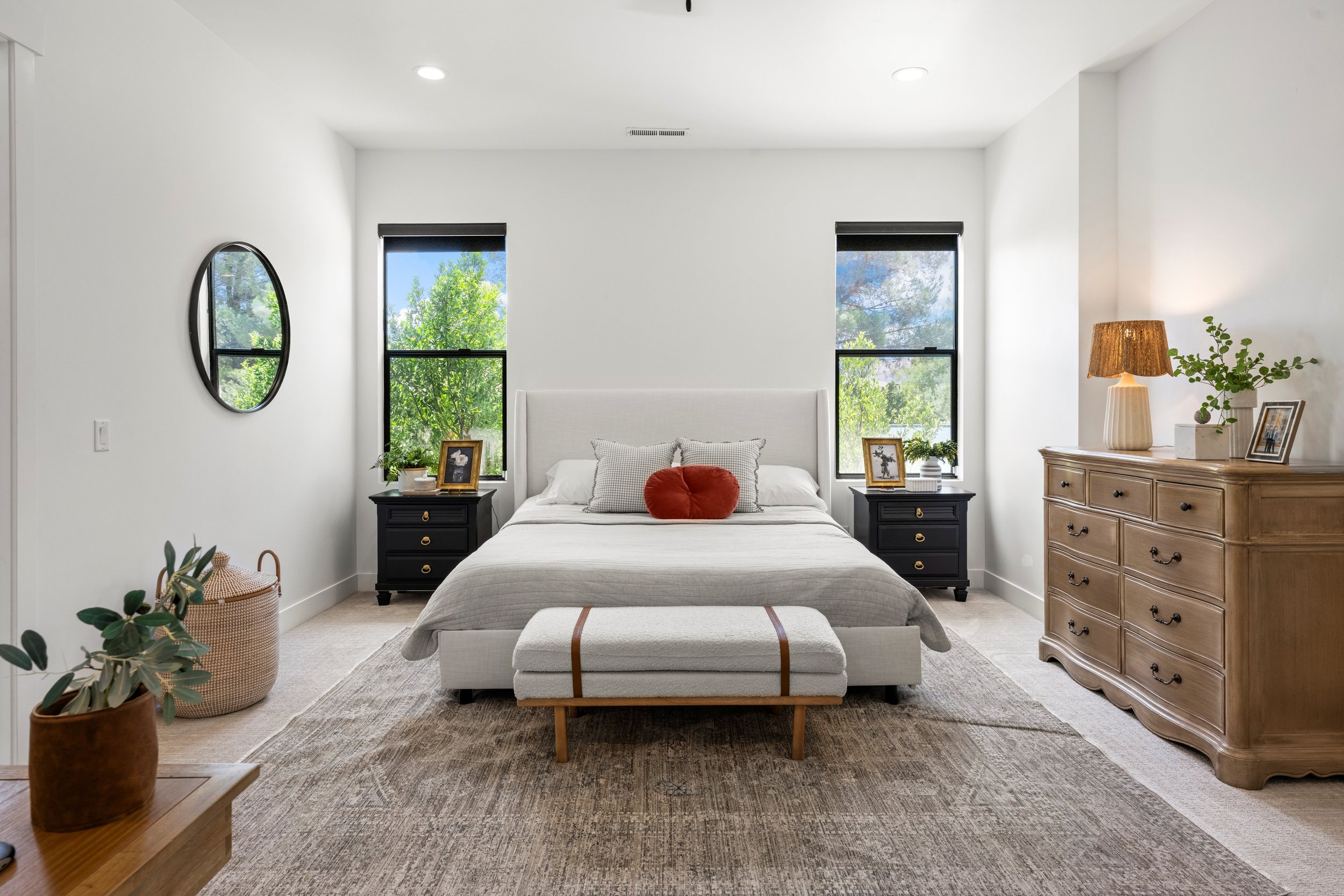 Primary bedroom in St George home - Real Estate Photography