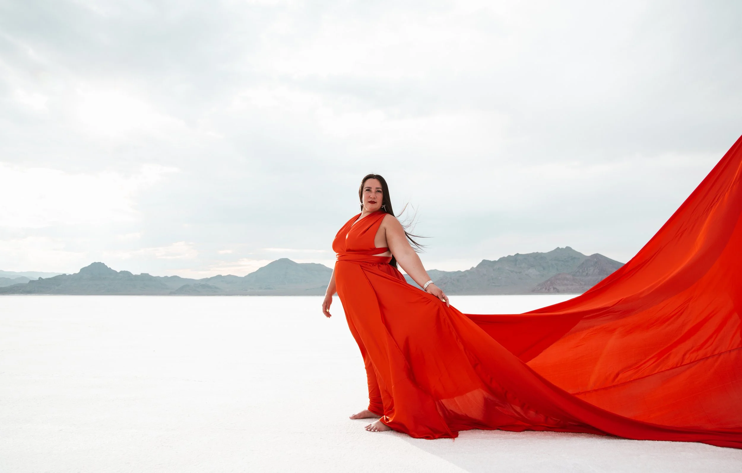 Red Flying Dress, One Size Fits All