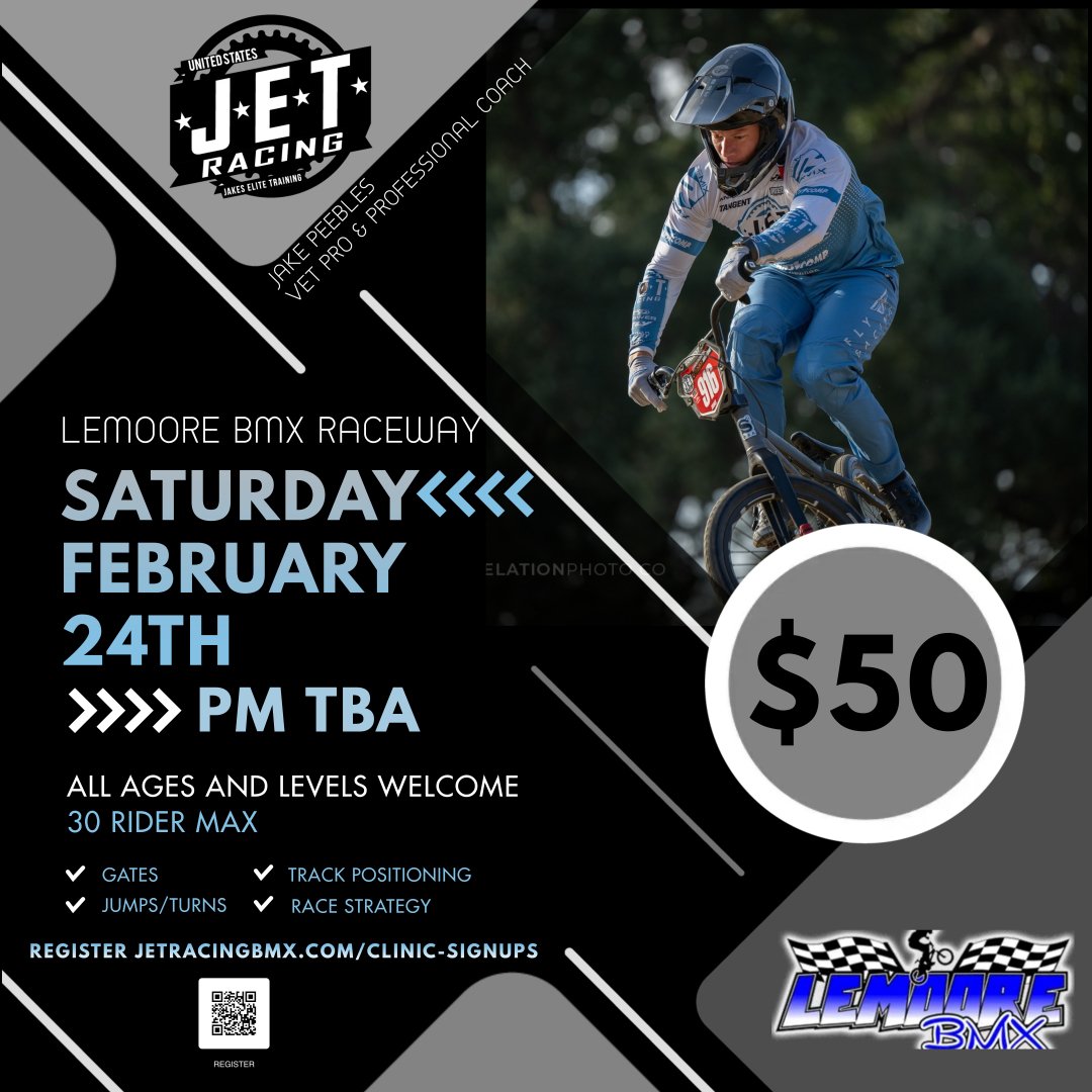 Clinic Sign-Ups — JET BMX RACING