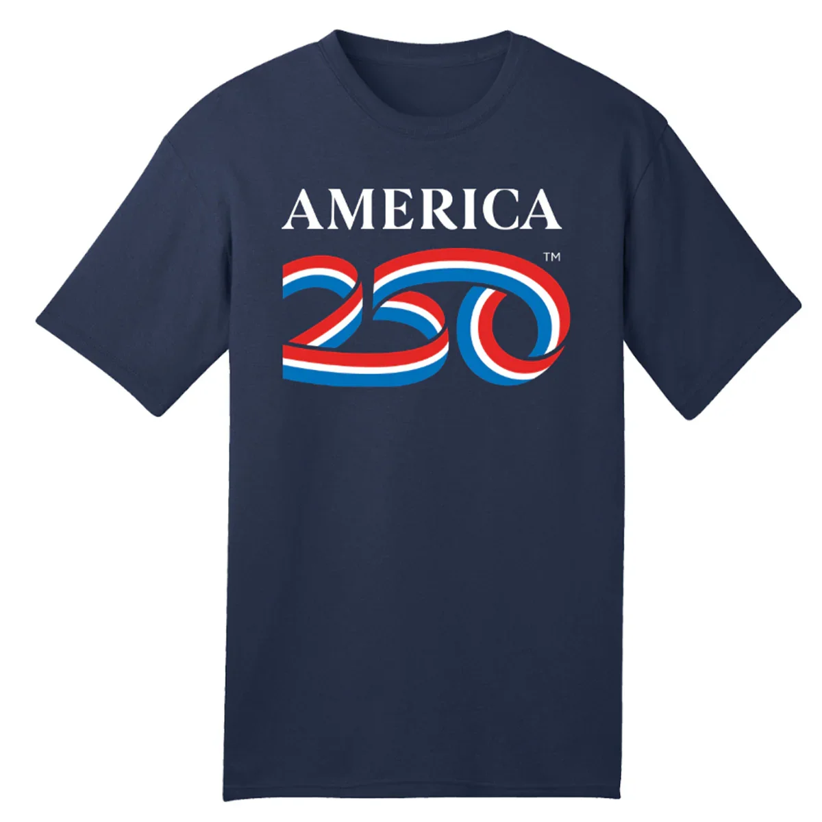 America 250 T-Shirt Navy Color Officially Licensed
