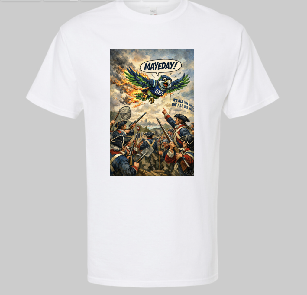 MAYEDAY! T-shirt - Fulfilled before the Big Game!