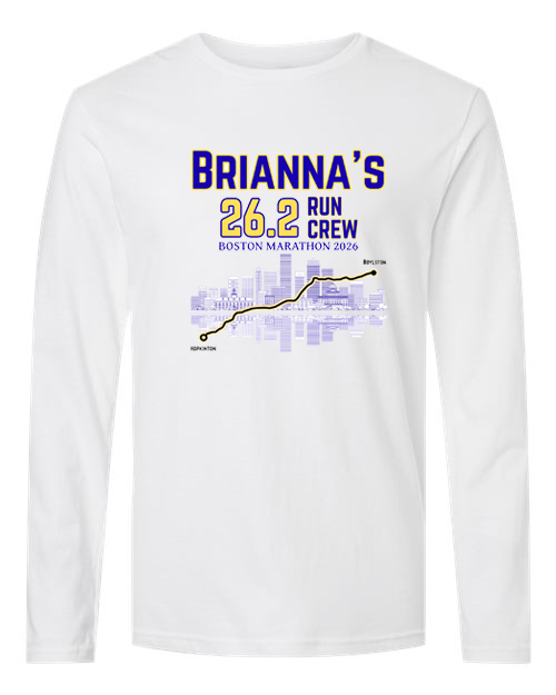 Brianna Boston Marathon 2026 Long Sleeve Shirt