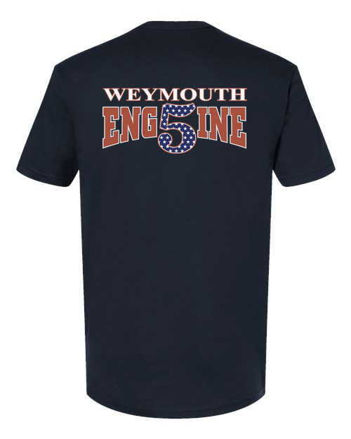 Weymouth Fire Engine 5 Flag T-Shirt
