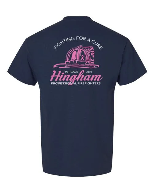 Hingham Fire Department Breast Cancer Fundraiser T-Shirt