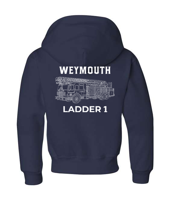 Weymouth Fire Ladder 1 Truck Youth Sweatshirt