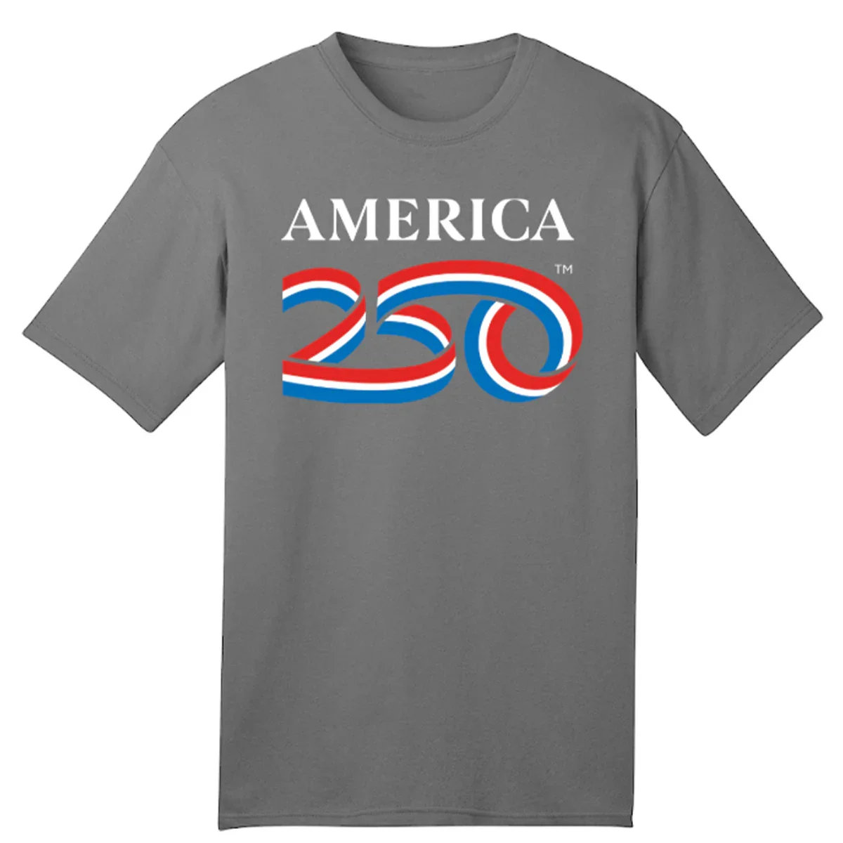 America 250 T-Shirt Charcoal Color Officially Licensed