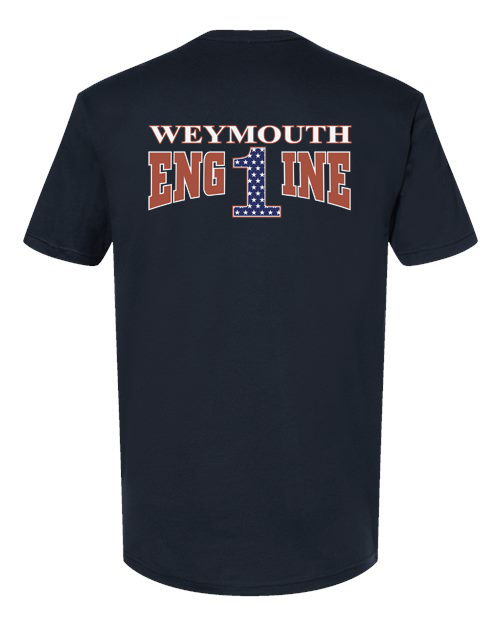 Weymouth Fire Engine 1 Flag T-Shirt