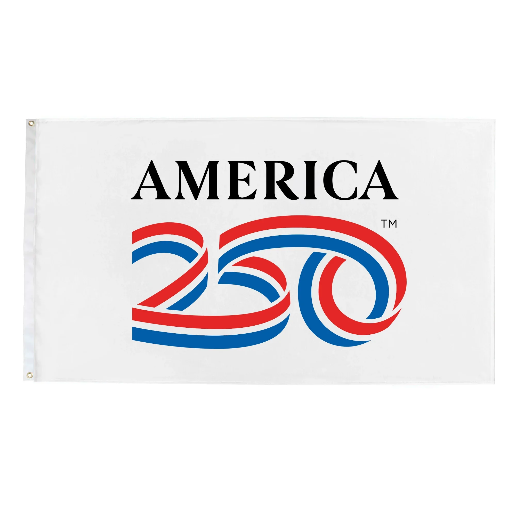 America 250 60" x 33.5" Poly Cotton Outdoor Flag White Officially Licensed