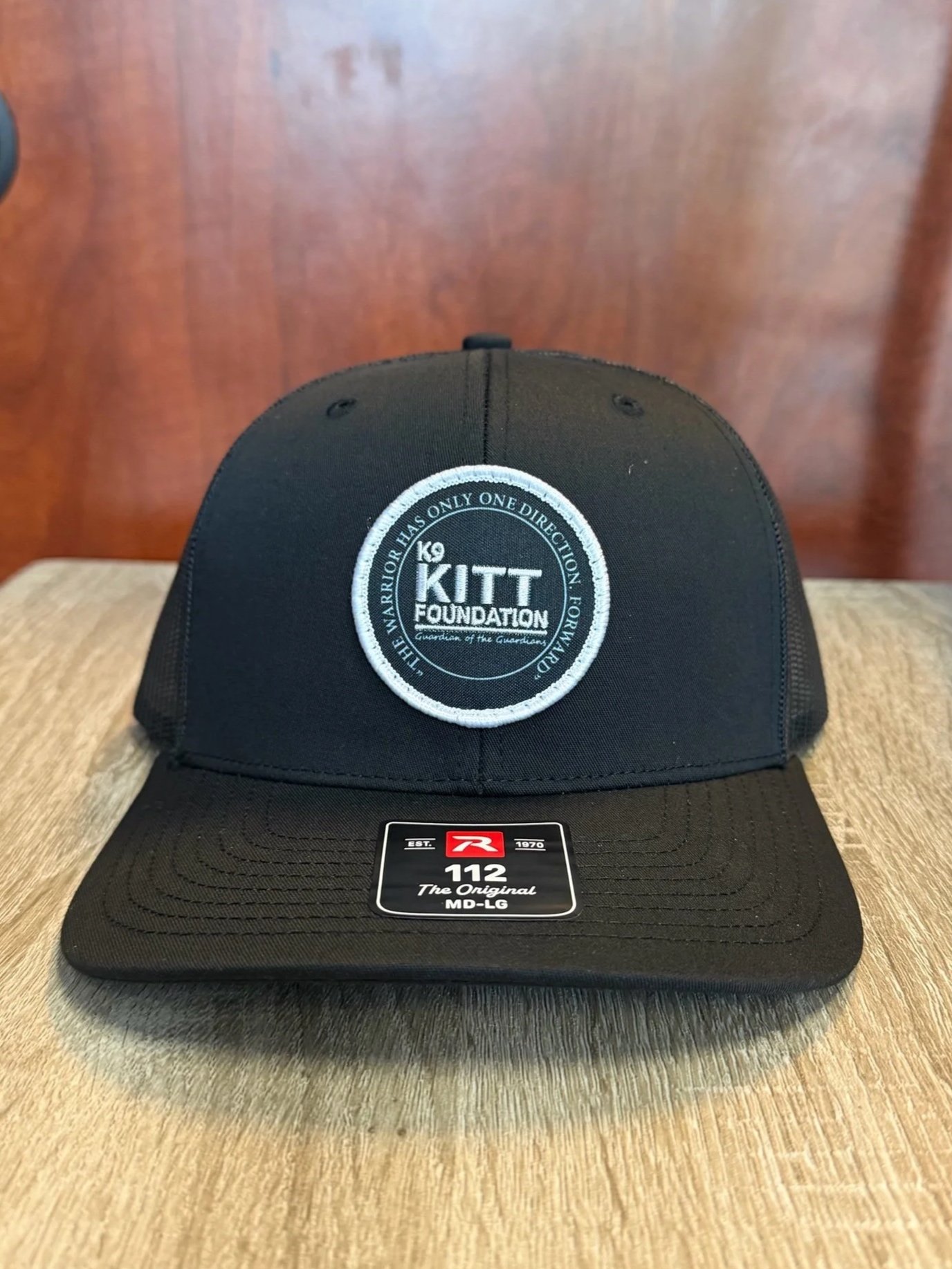 K9 Kitt Foundation Black Richardson Patch Hat