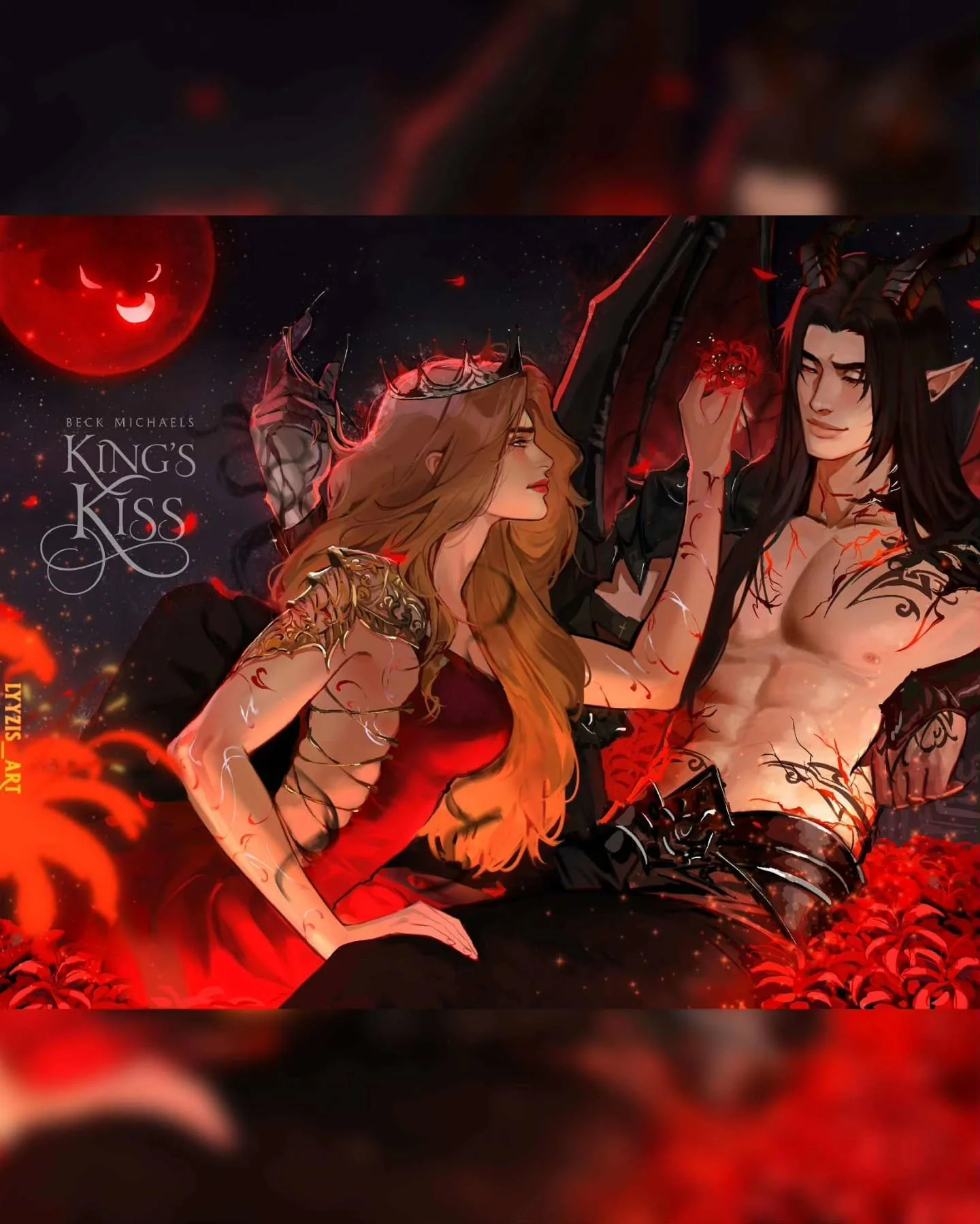 Who dosen't love a Shadow God feral for his bride? 🧎‍♀️
✨ Slowly crawling back from recovery mode with my laptop in bed, tea on the nightstand, and Rune & Alora keeping me company as I edit my manuscript.
It’s been a week since surge
