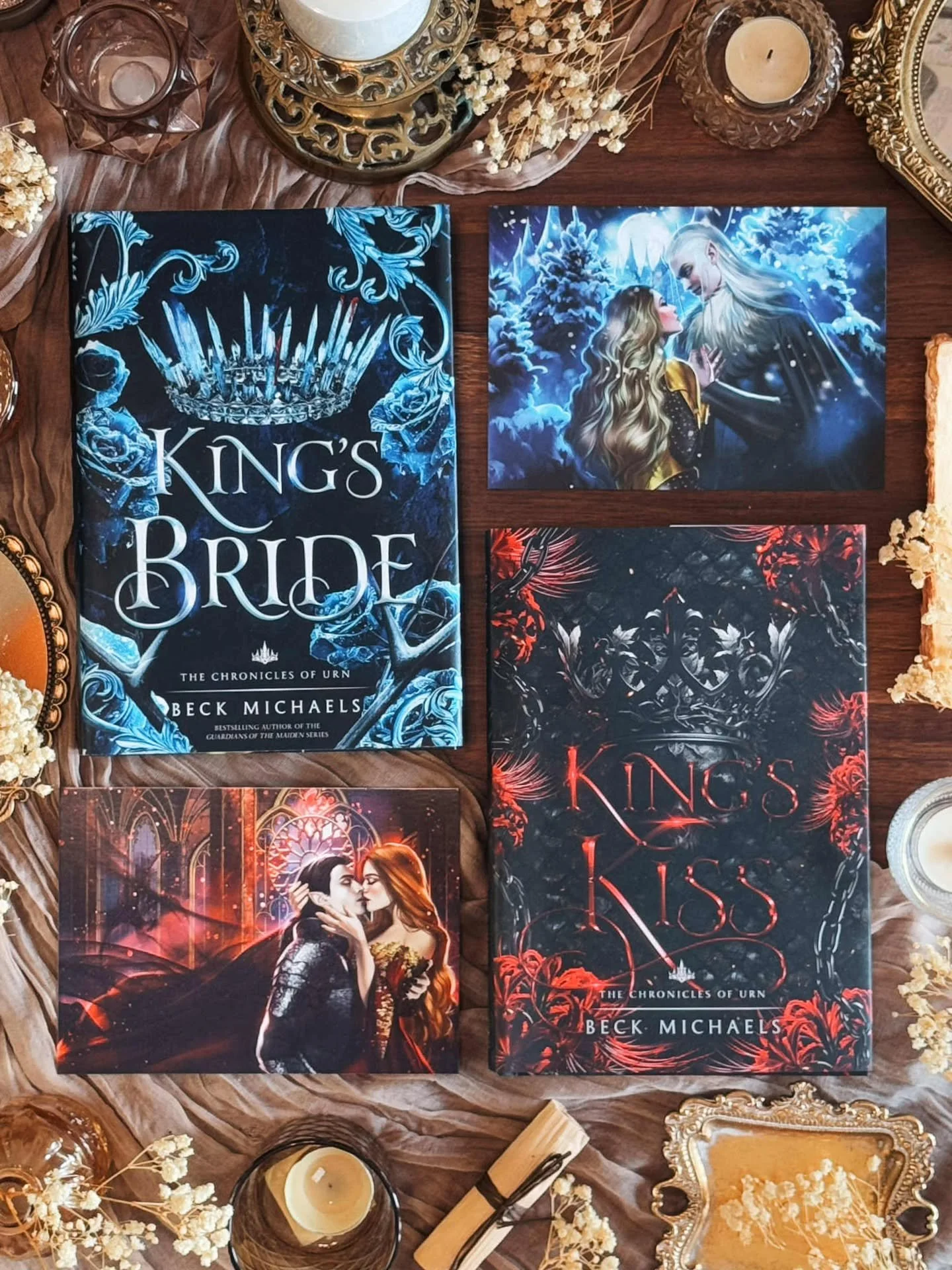 What if every fairytale you knew was rewritten in magic and mayhem?
✨ King’s Bride and King’s Kiss twist the old tales where the monsters love too deeply, and their queens learn to bite back.
Tell me, shadow darlings... what’s you