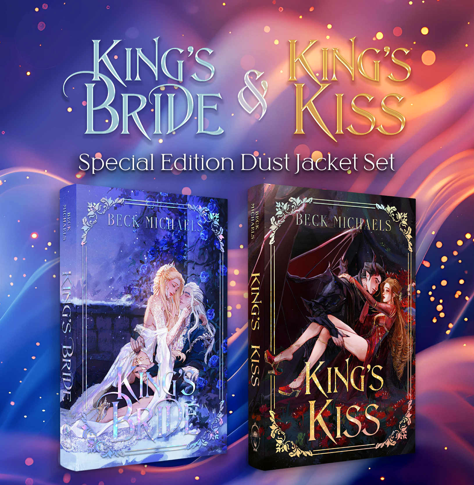 king's bide and king's kiss dust jacket set.png