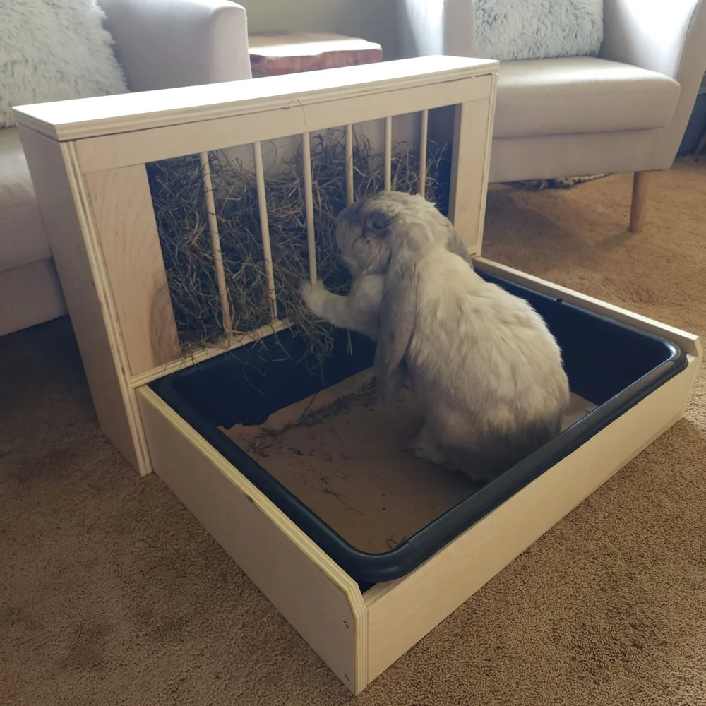 Continental Rabbit Hay Feeder Litter Pan Combo — BUNNY BEDS BEYOND