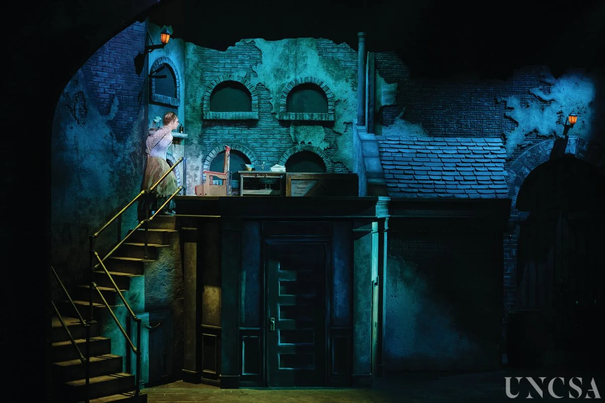 Scenic Painter for Sweeney Todd the Demon Barber of Fleet Street for UNCSA School of Drama 