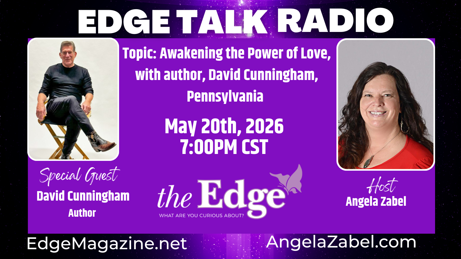 Awakening the Power of Love, with author, David Cunningham, Pennsylvania