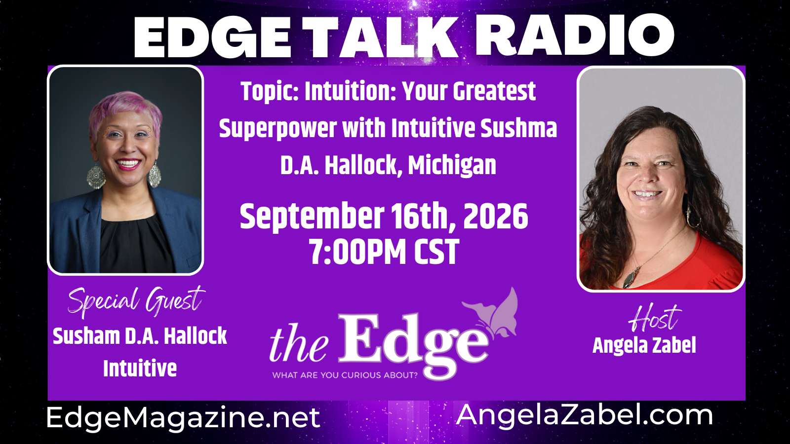 Intuition: Your Greatest Superpower with Intuitive Sushma D.A. Hallock, Michigan