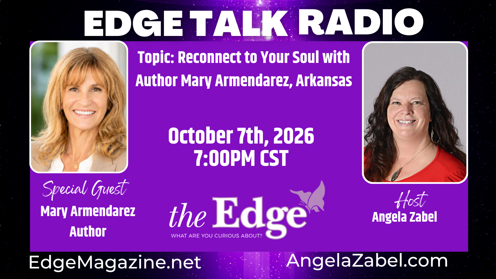 Reconnect to Your Soul with Author Mary Armendarez, Arkansas