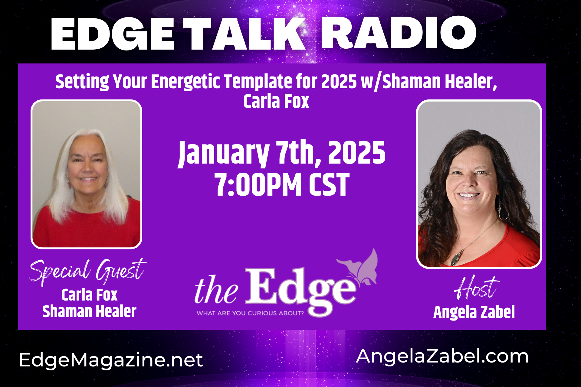 Setting Your Energetic Template for 2025 w/Shaman Healer, Carla Fox, Utah