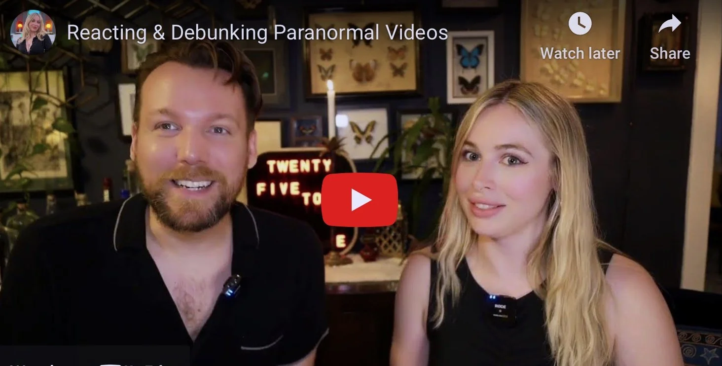 Zee The Witch &amp; Spooky Foodie - Reacting to paranormal videos