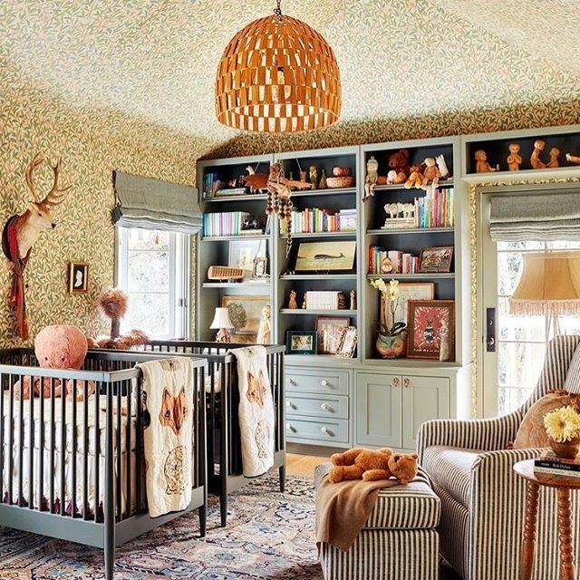 We&rsquo;re always inspired by everything @pierceandward create. This nursery is the perfect blend of old &amp; new.