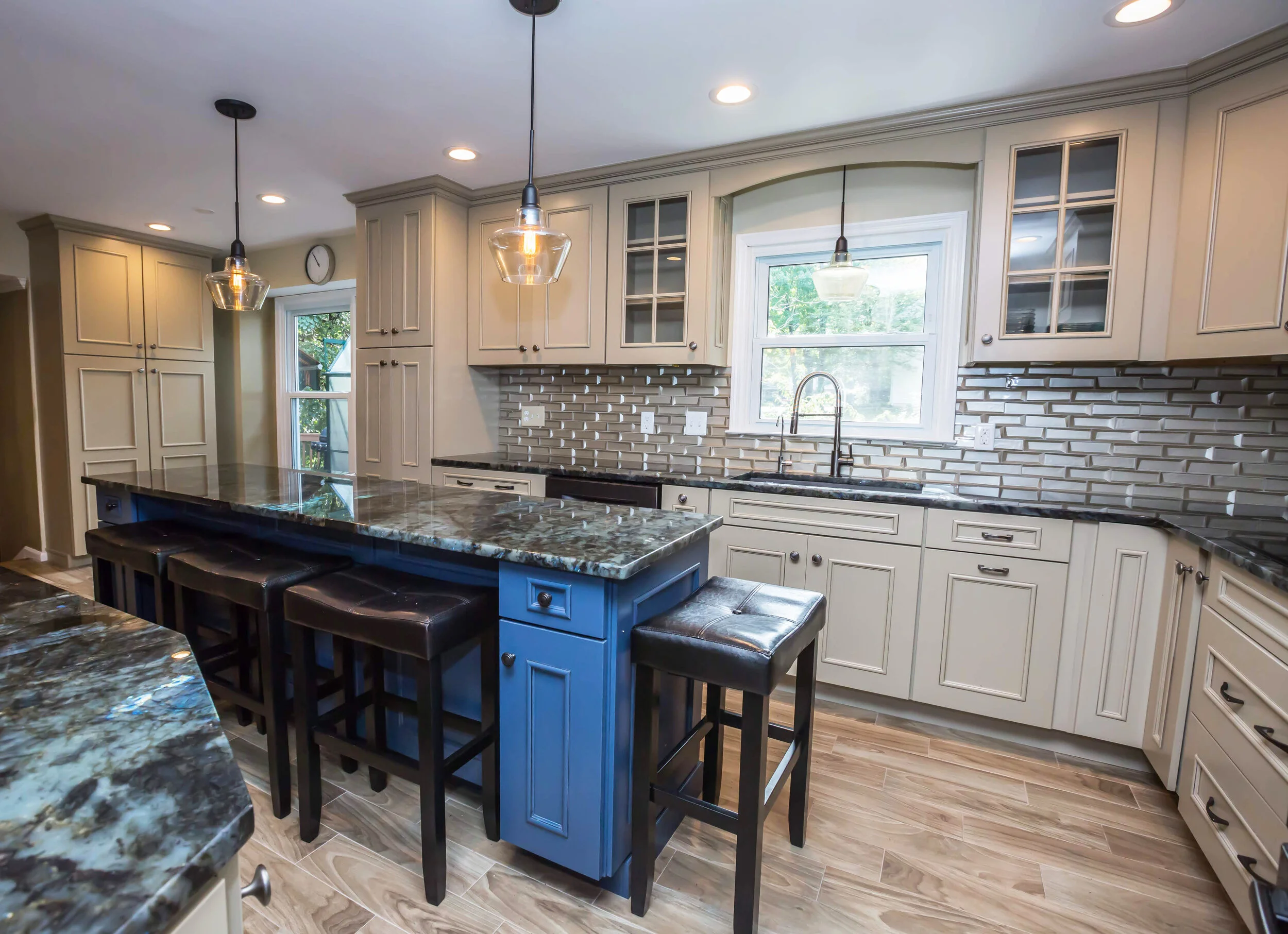 Transitional Kitchen Remodel in Woodbridge, VA by J & M Tile, Granite and Marble, Inc. — Project 2 project photo