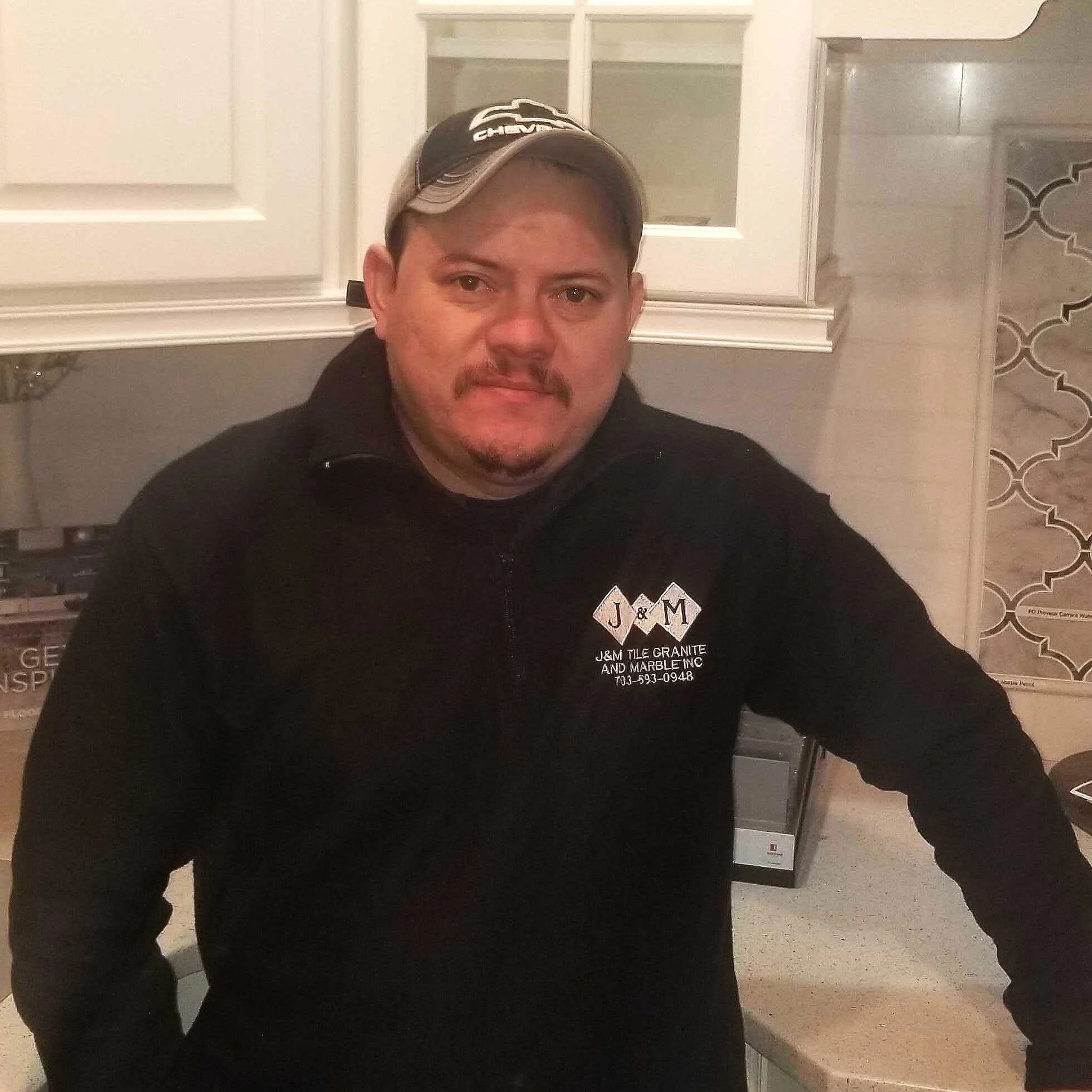 Carlos H. HernandezCarlos is Javier’s Foreman and Head of Plumbing. Carlos was born in Honduras; started working with J &amp; M in 2008. He began helping Javier lay tiles and quickly graduated to the position of tile mechanic. With a passion for detail and careful, considered work, Carlos became J &amp; M’s most experienced and trusted employee.