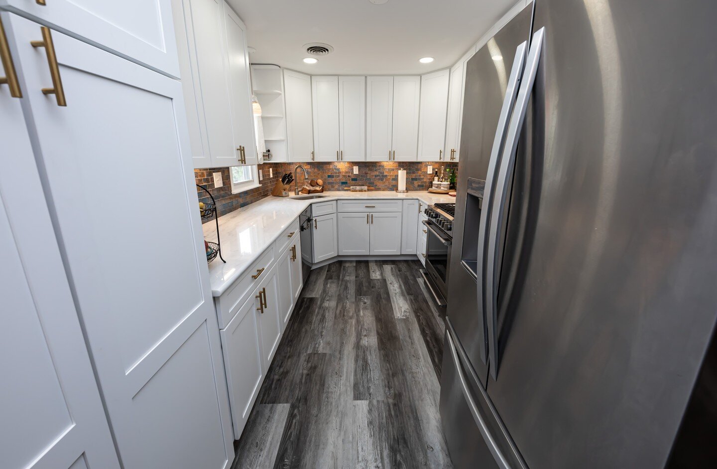 Working with special space requirements? We can help with that. J &amp; M has an expert design team ready and able to work with everything you've got, including home additions and expansion! Reach out to us at jmtilellc.com today for more info. Here'