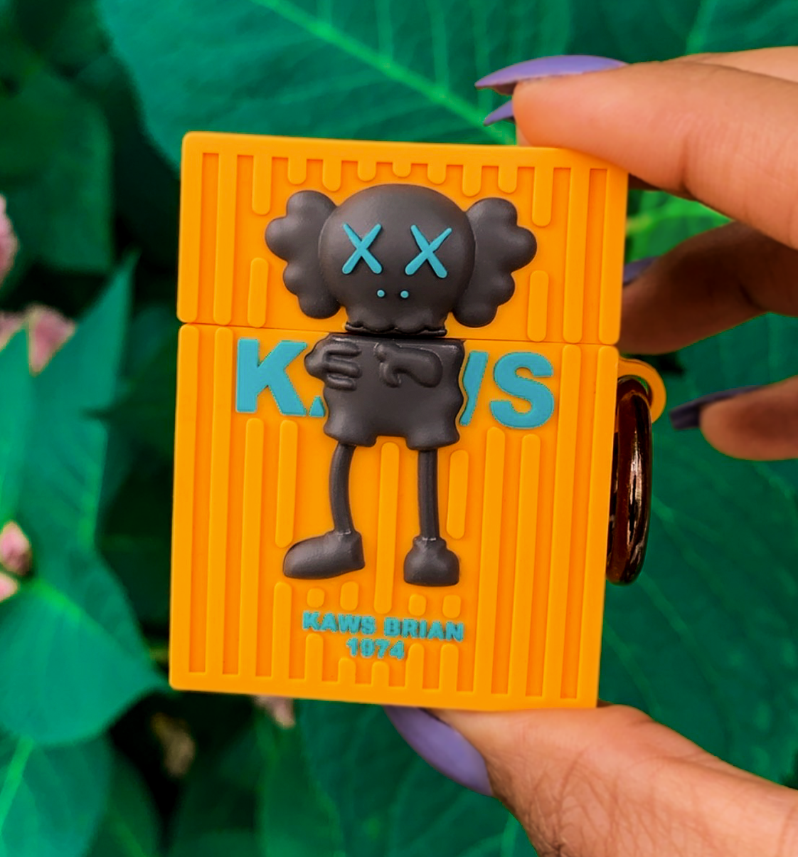 Orange Walsh Kaws Airpod Case Case Nation