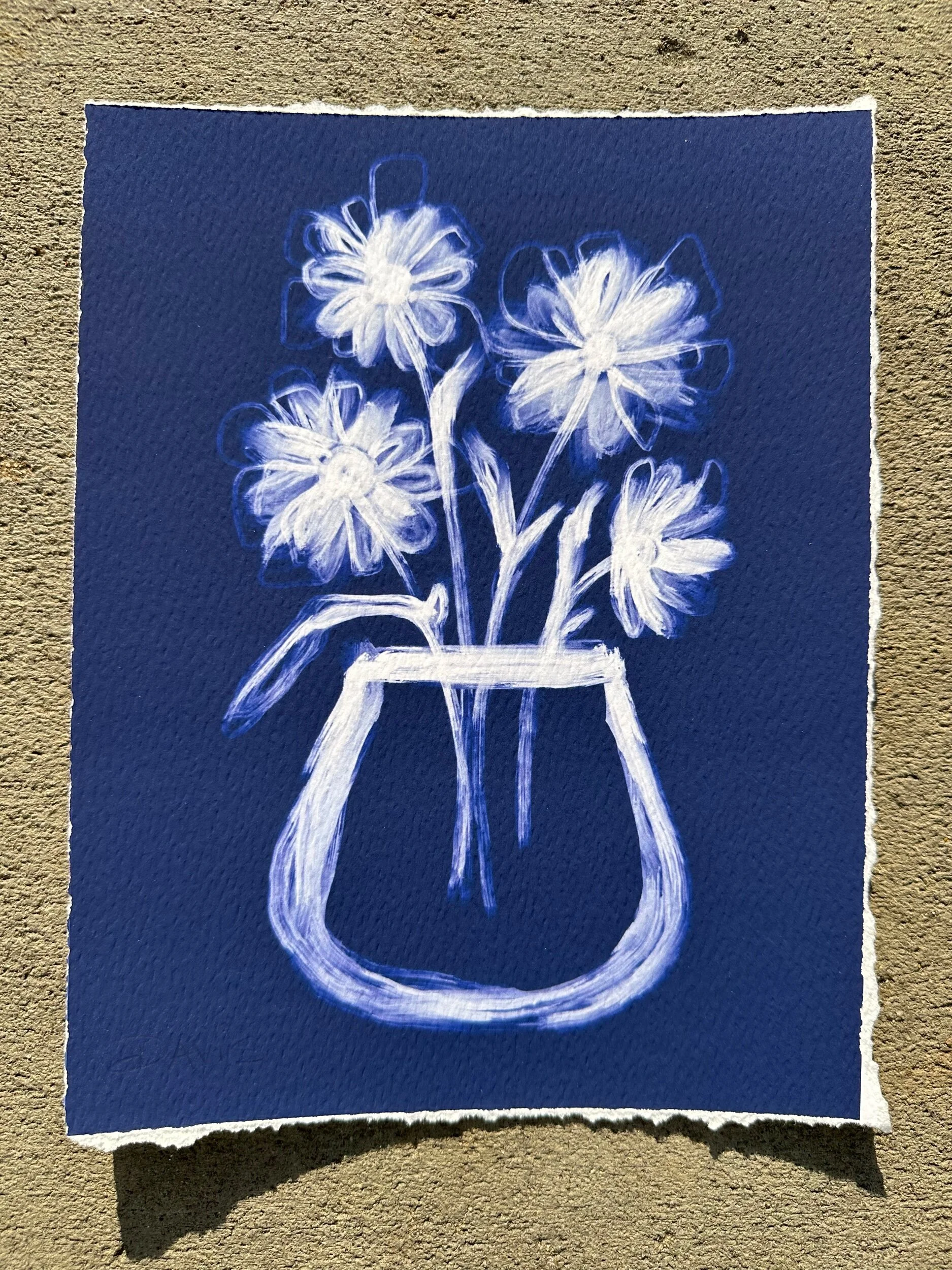 Spode Blue Wildflowers II