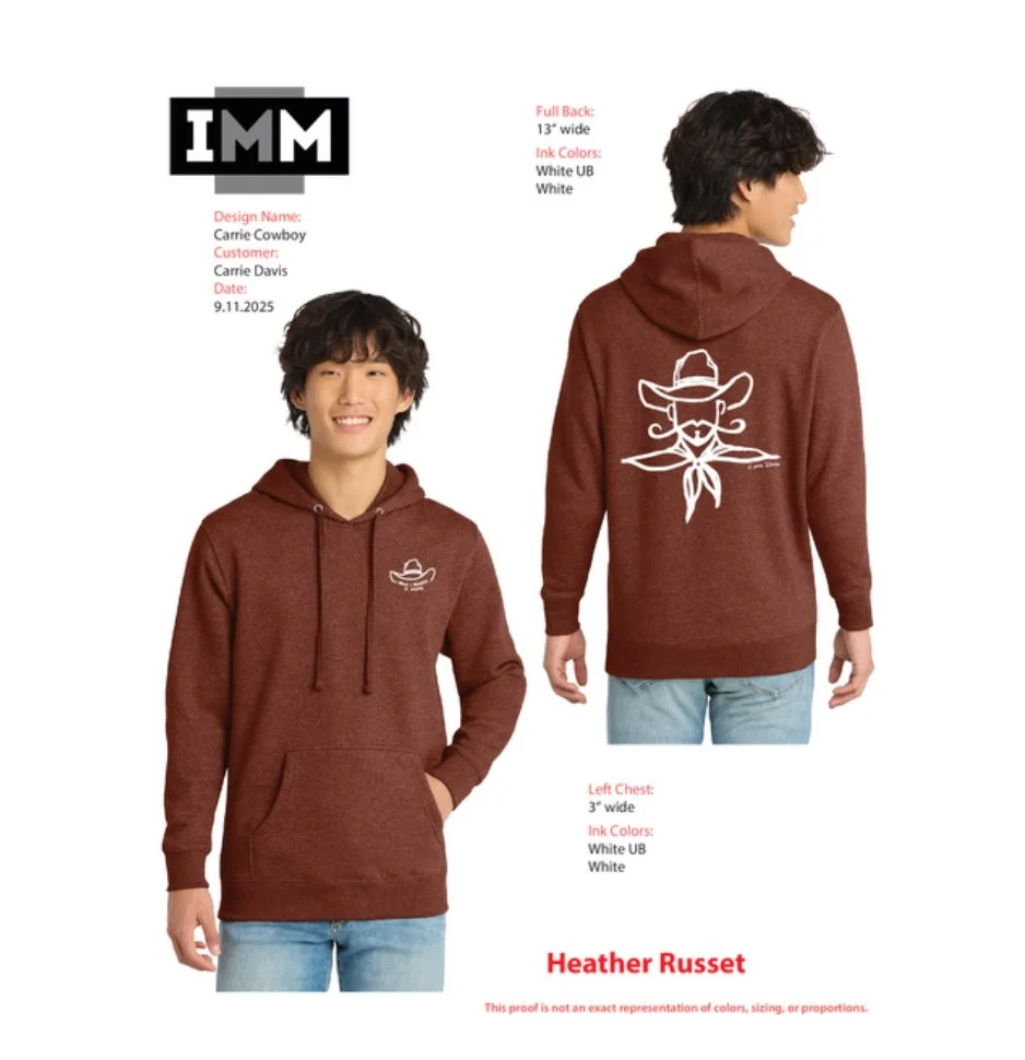 Russet Red Cowboy Hoody