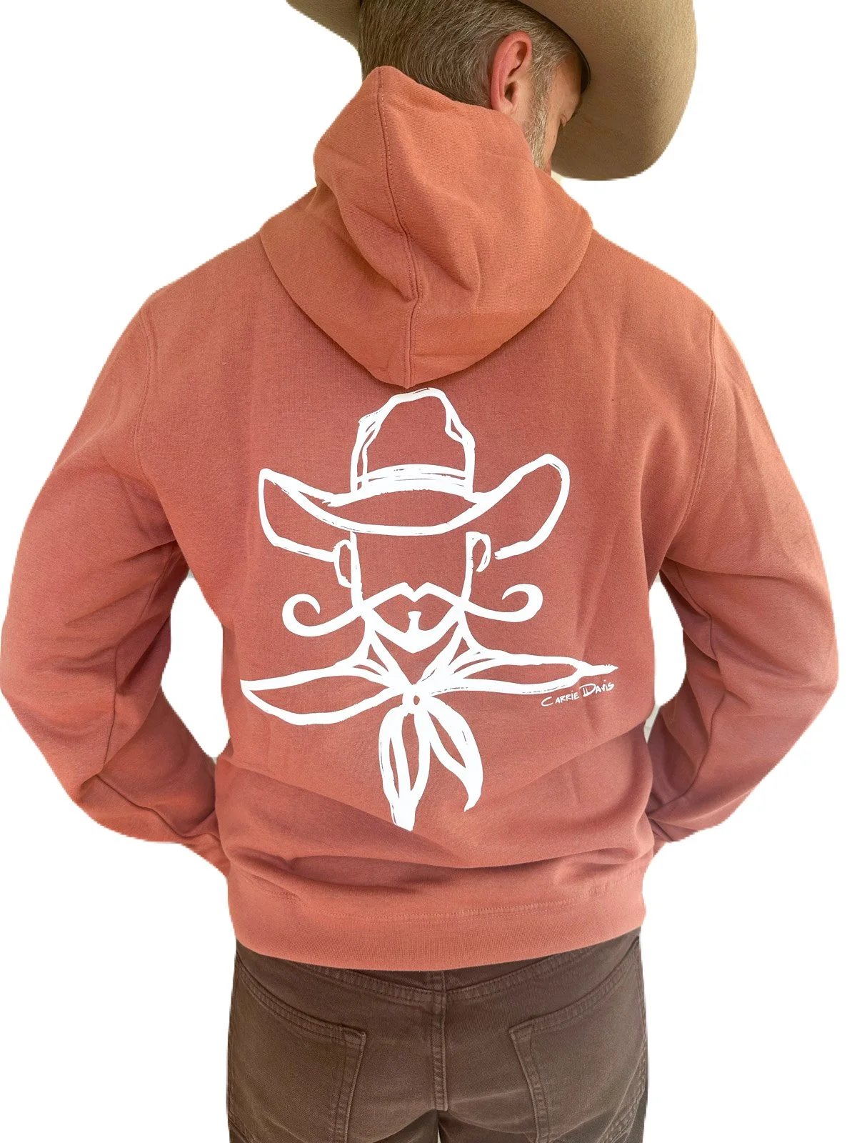 Dusty Rose Cowboy Hoody