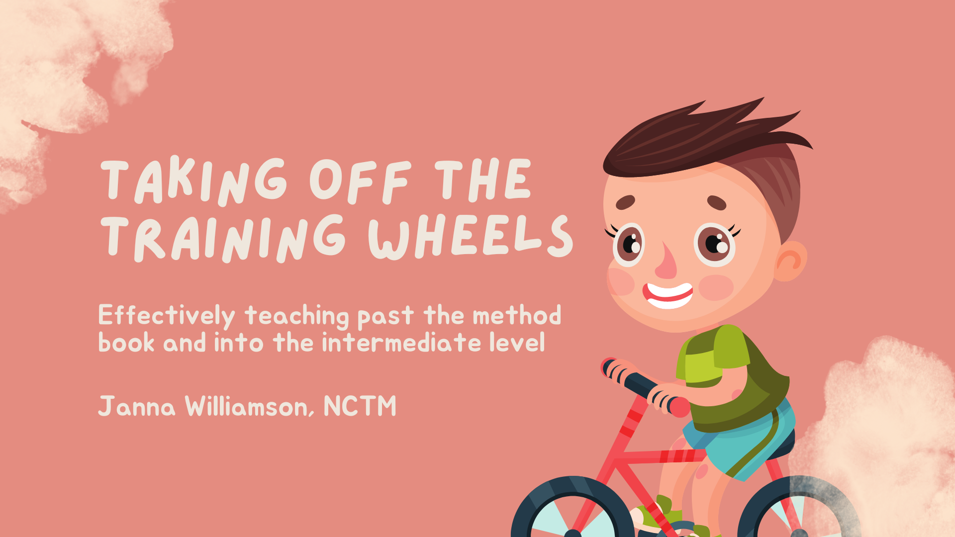 Webinar: Taking Off the Training Wheels