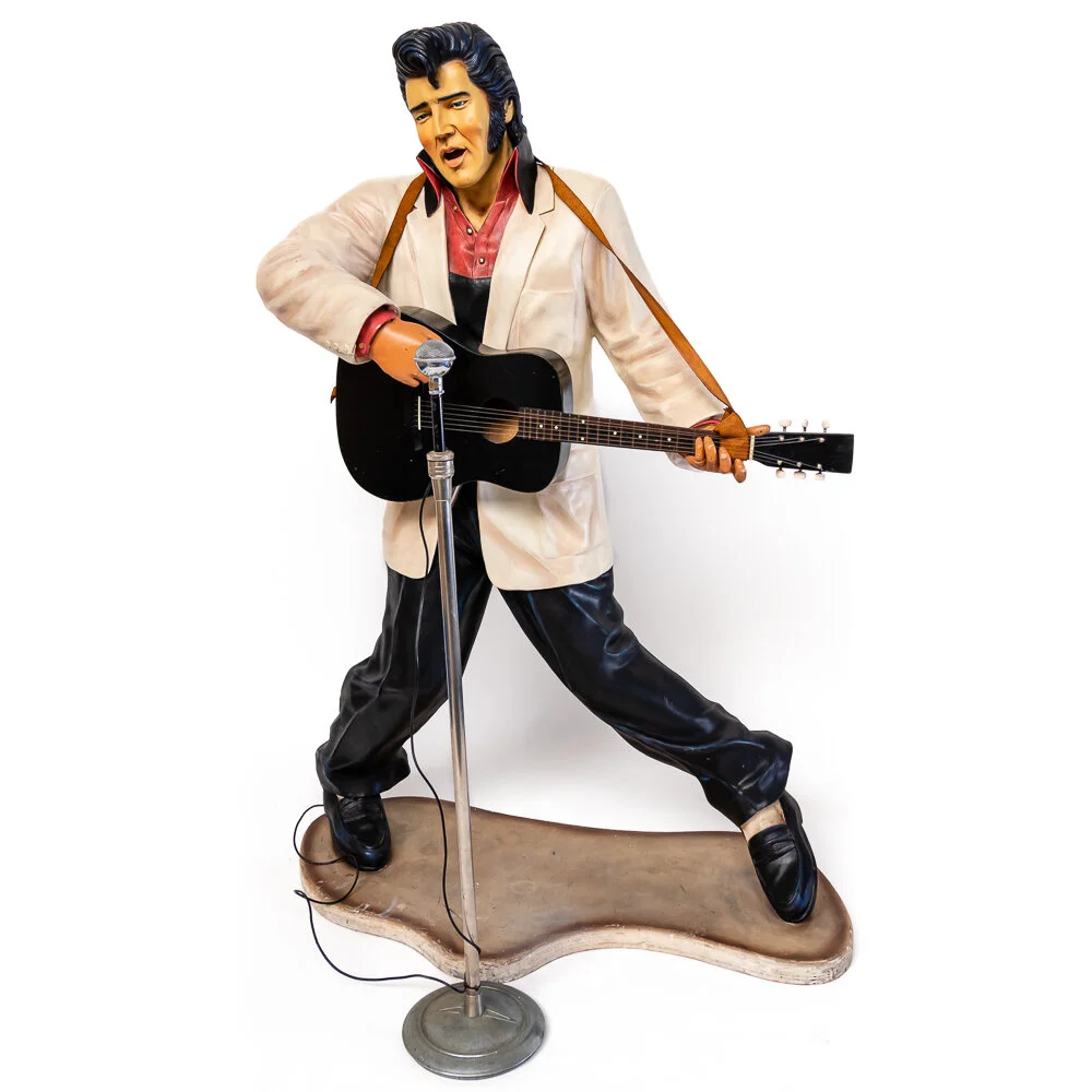 Elvis with guitar &amp; mic