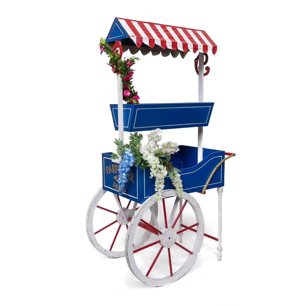 French Flower Cart