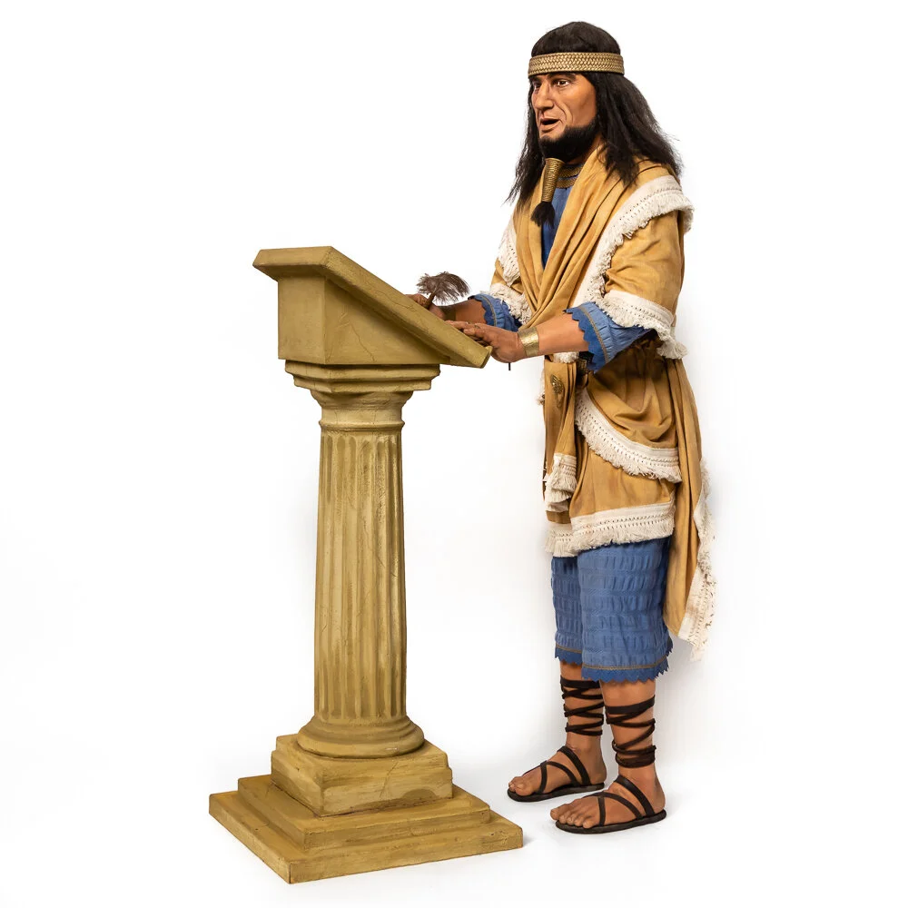 Egyptian Scribe &amp; Plinth