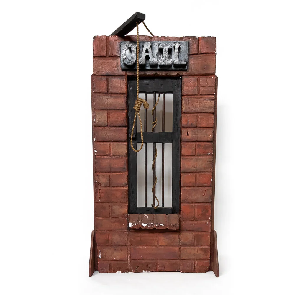Jail Backdrop &amp; Noose