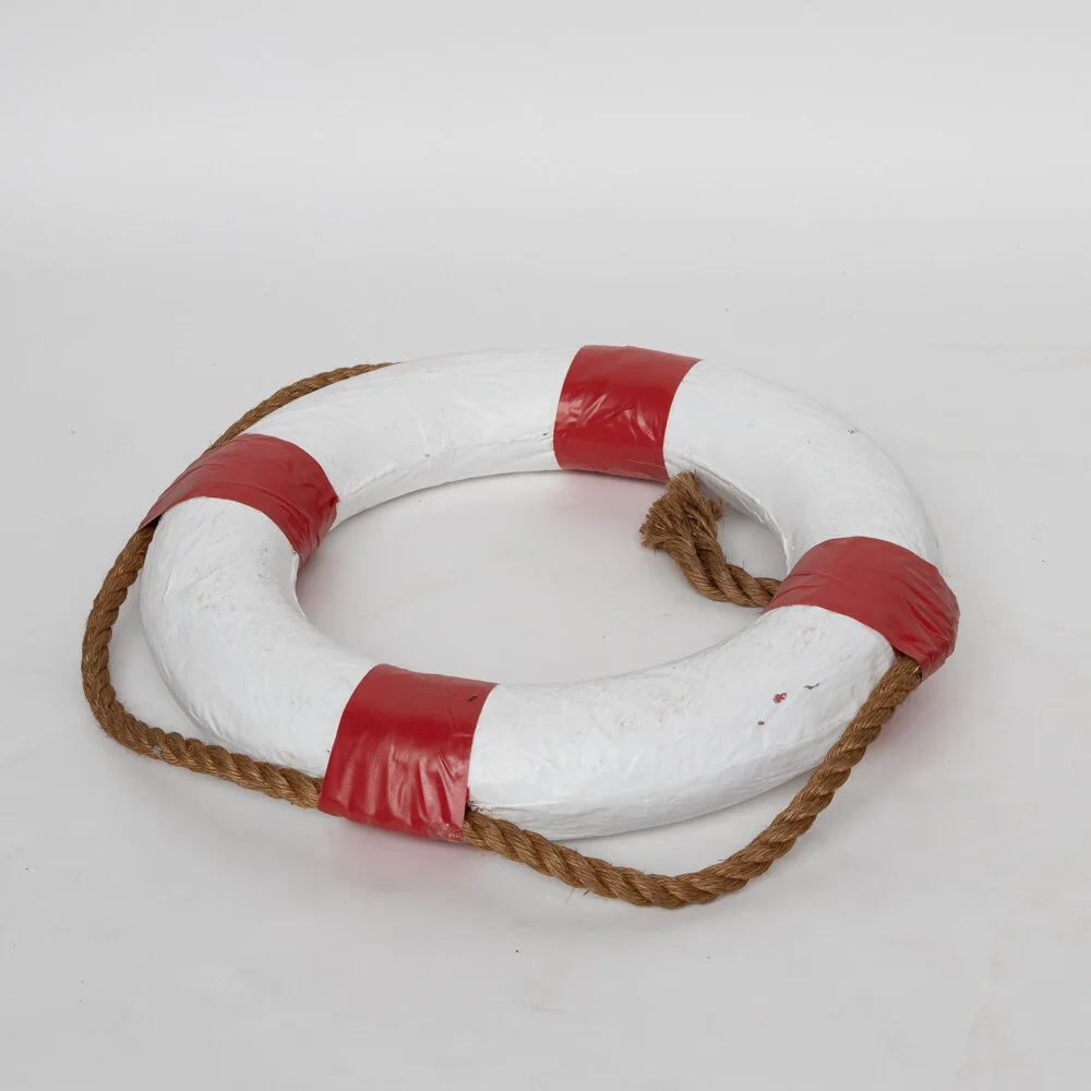 Life Saver Ring - Red &amp; White
