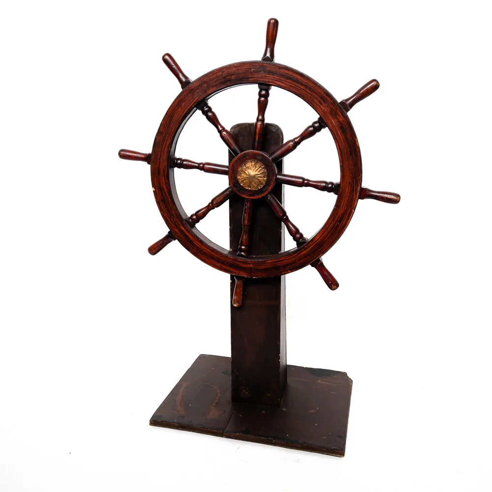 Ship steering wheel