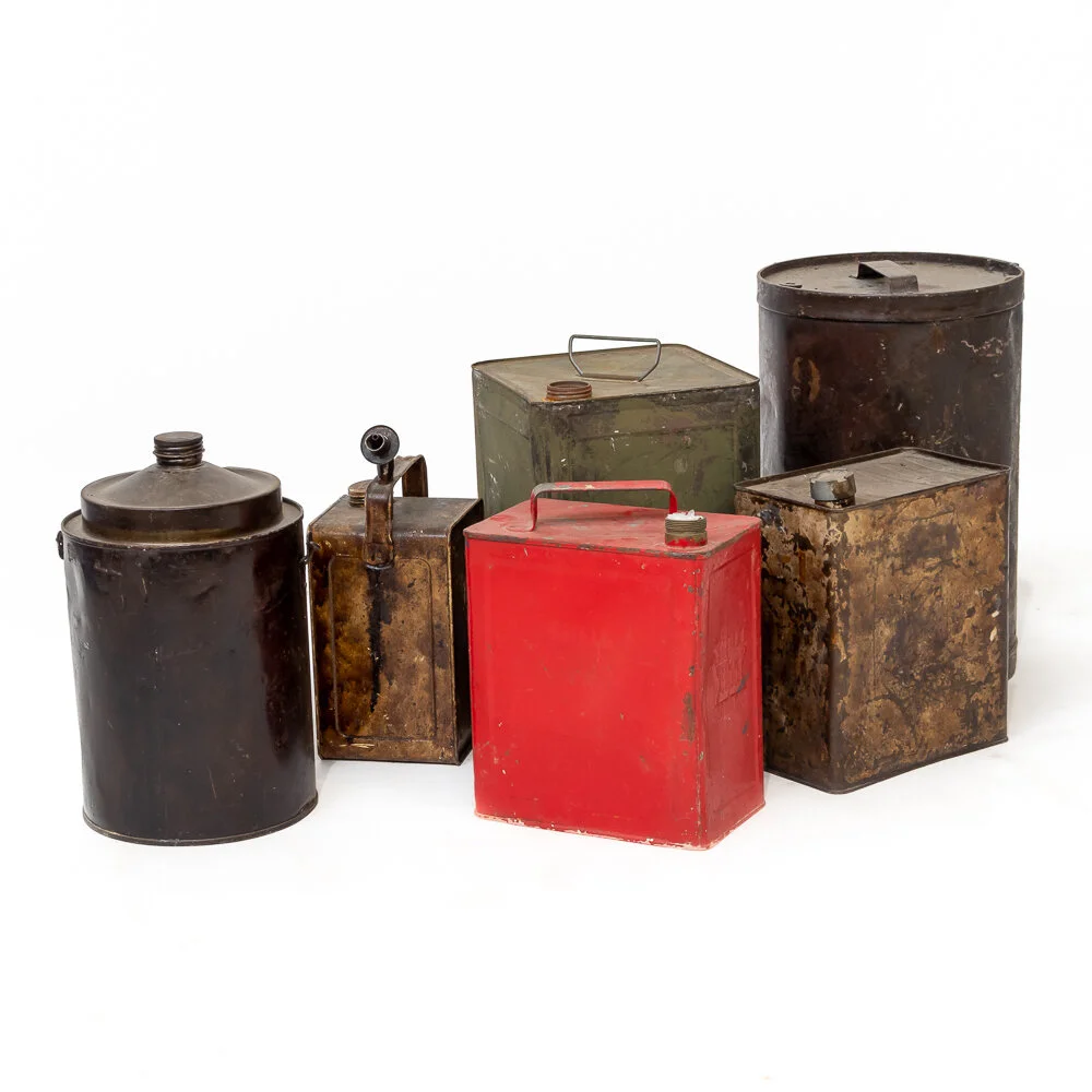 Assorted Petrol Cans