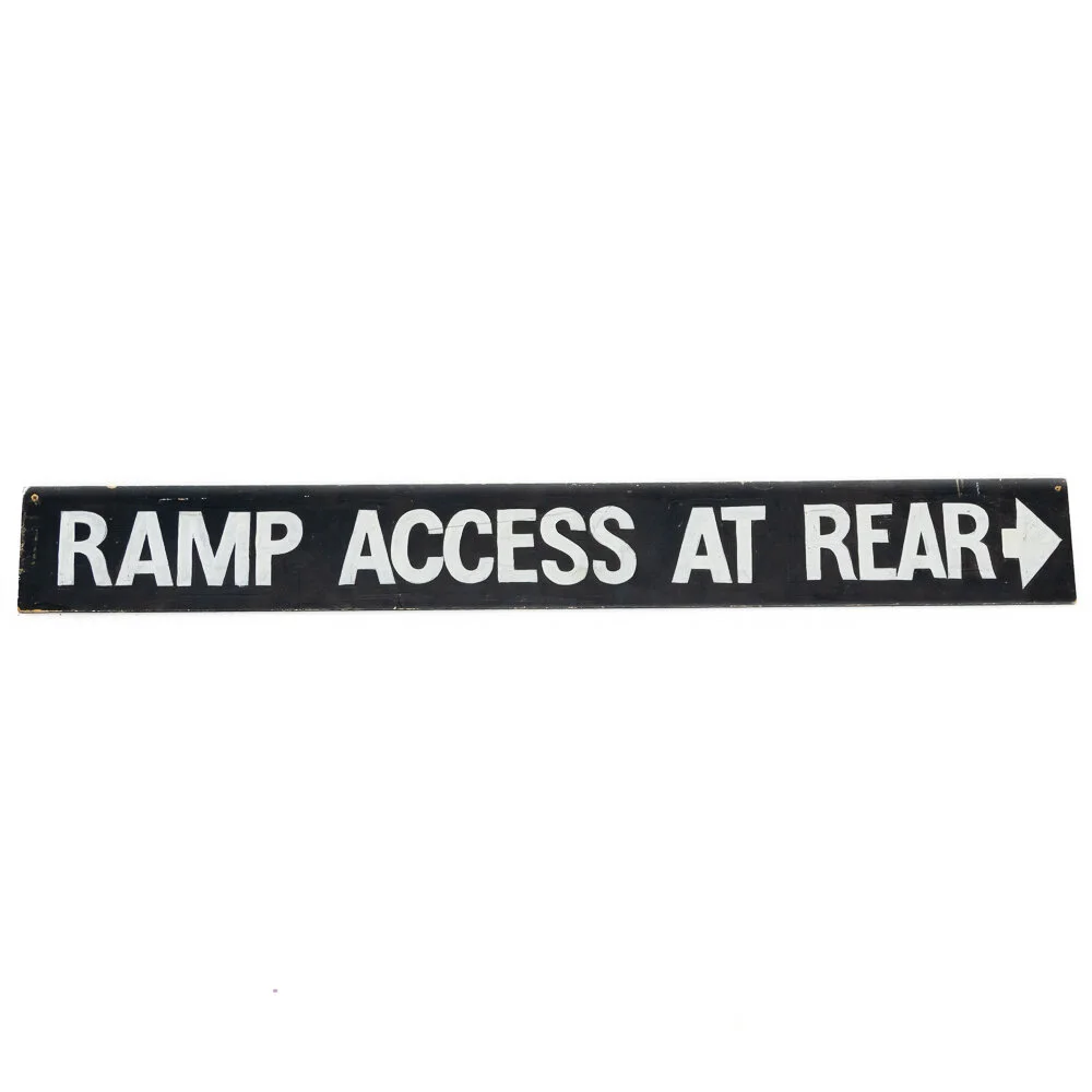 Road Sign - Ramp Access