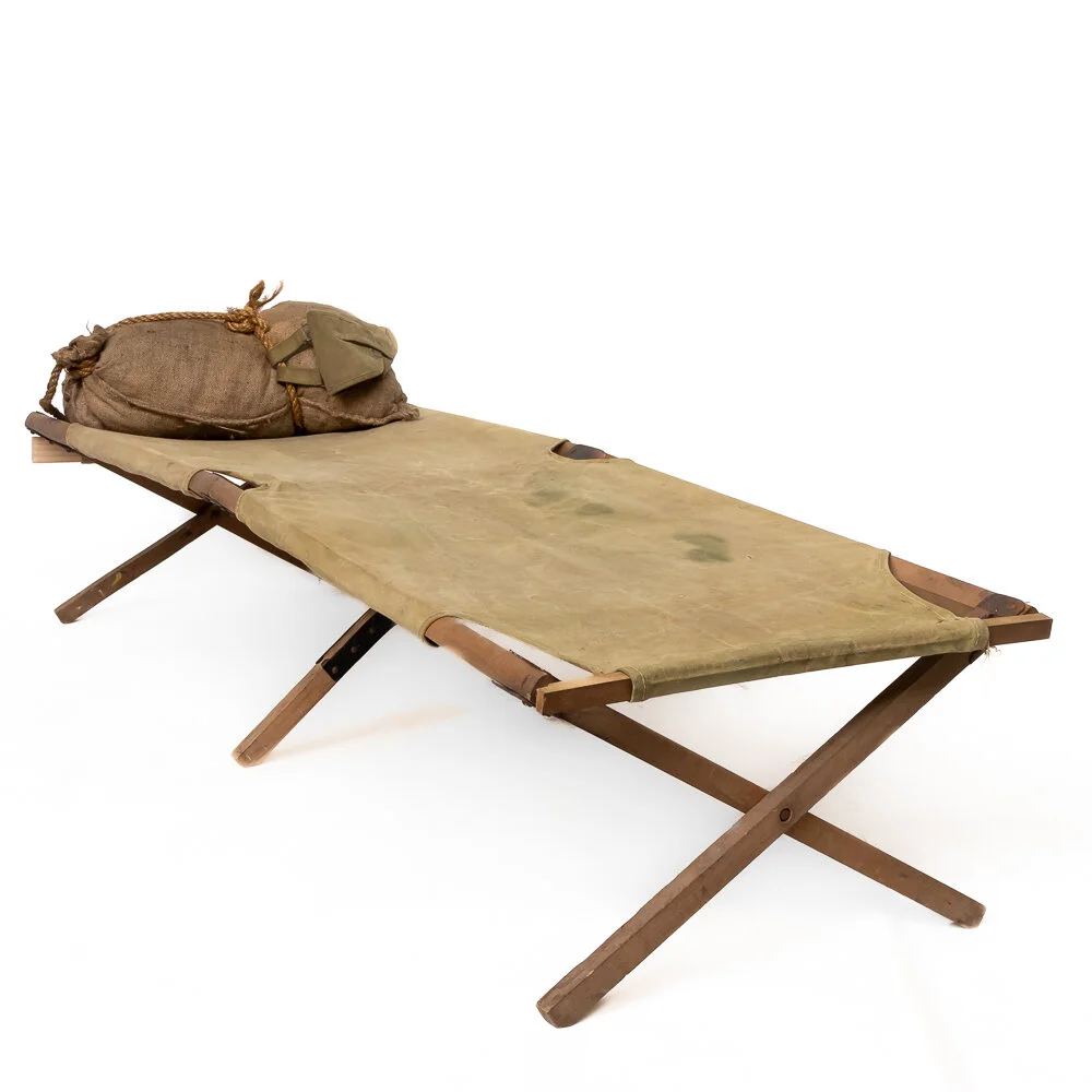 Green Canvas Stretcher