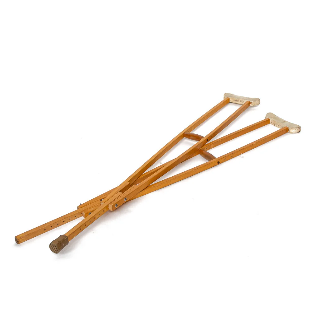 Wooden Crutches - Pair