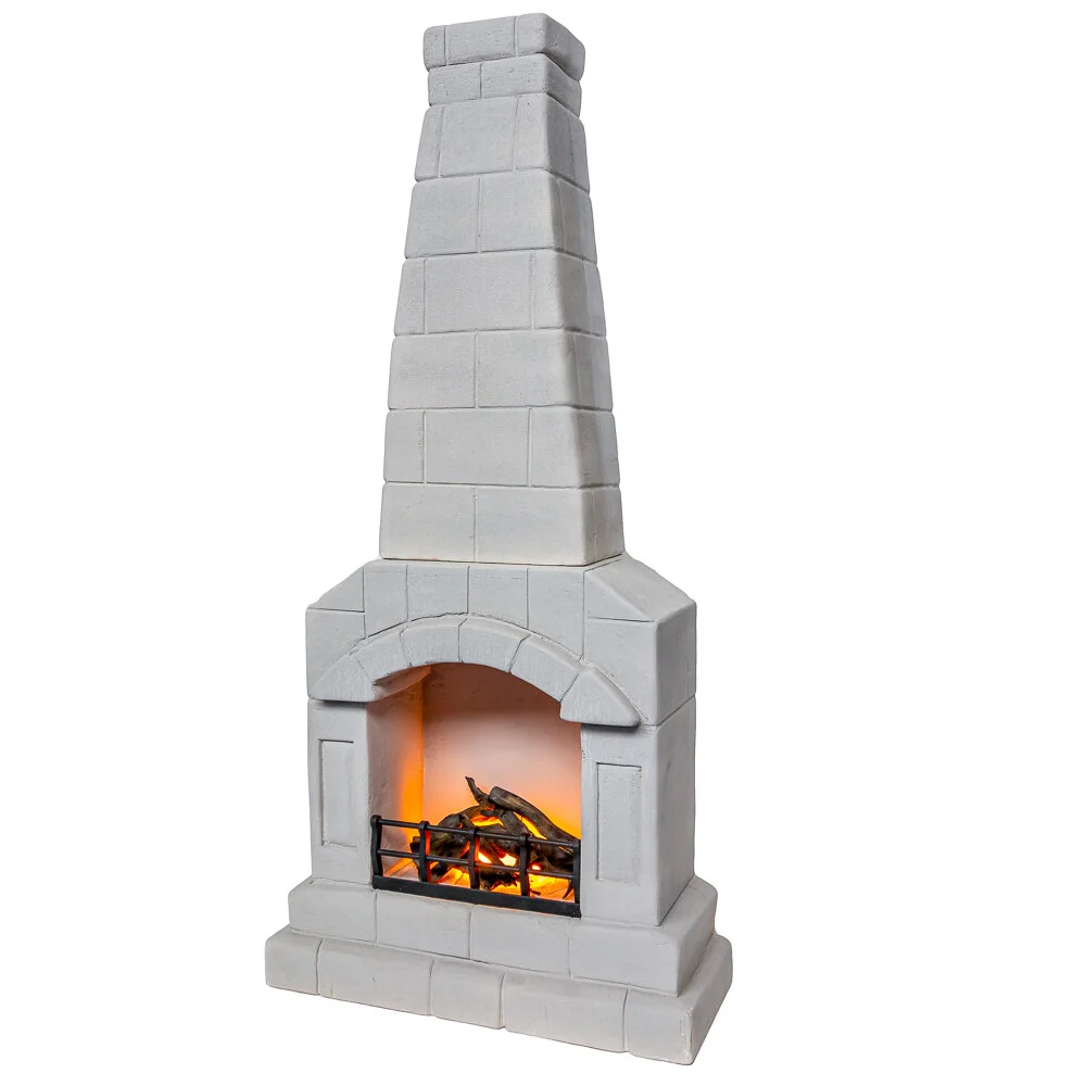 Brick Fireplace