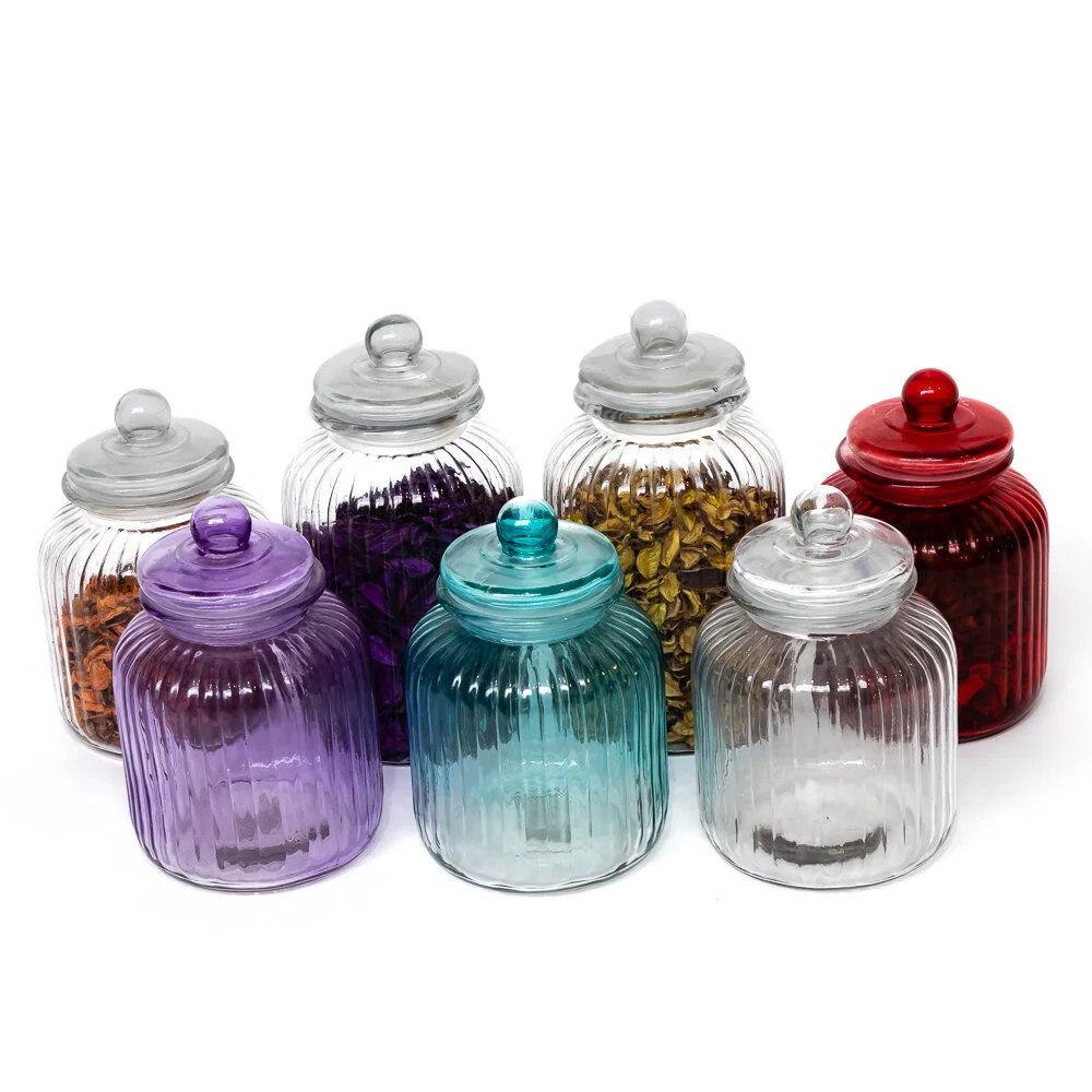 Glass Candy Jars 